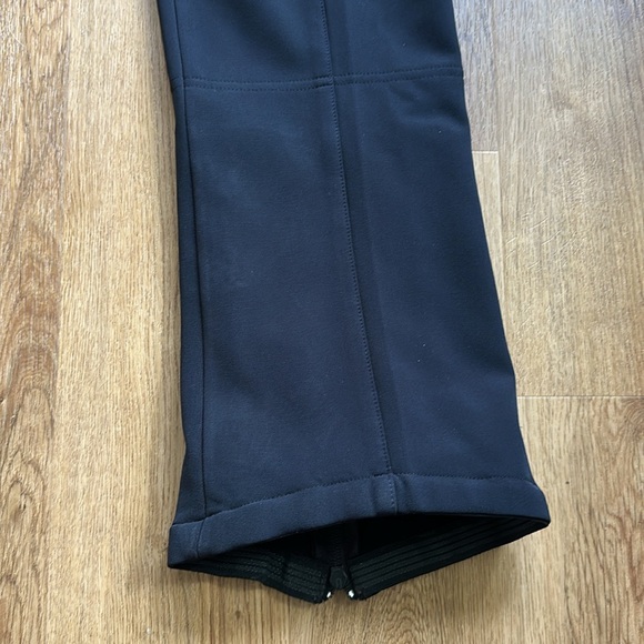NILS Sportswear Entrant High Waist fleece lined Black Ski Snow Pants size 12 reg - Picture 6 of 11